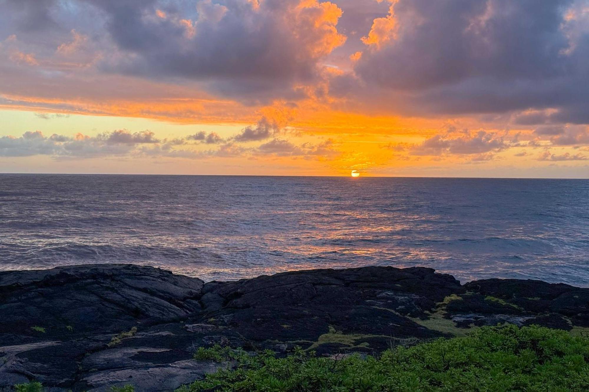 Direct Oceanfront, Big Island Home 凯阿奥 外观 照片