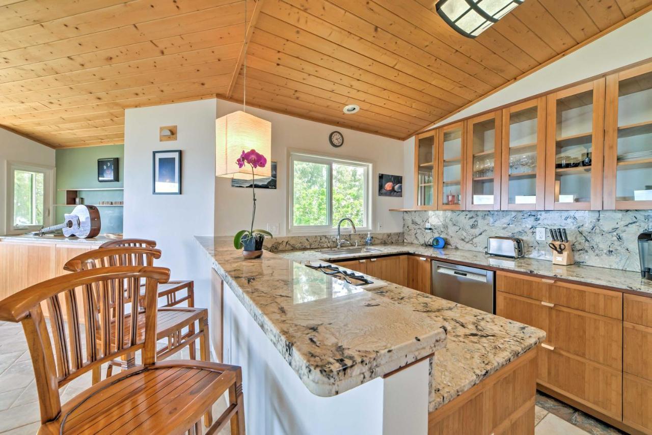 Direct Oceanfront, Big Island Home 凯阿奥 外观 照片