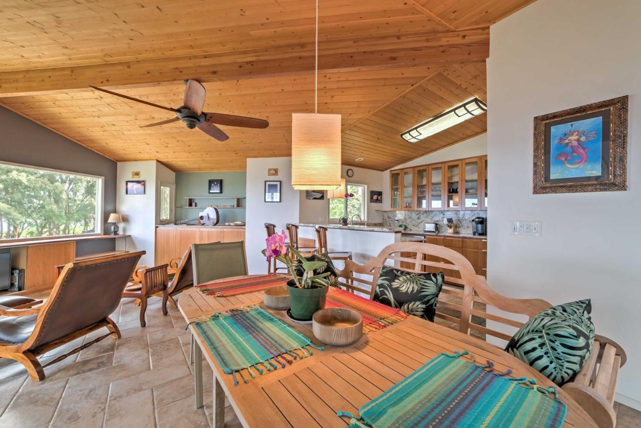 Direct Oceanfront, Big Island Home 凯阿奥 外观 照片
