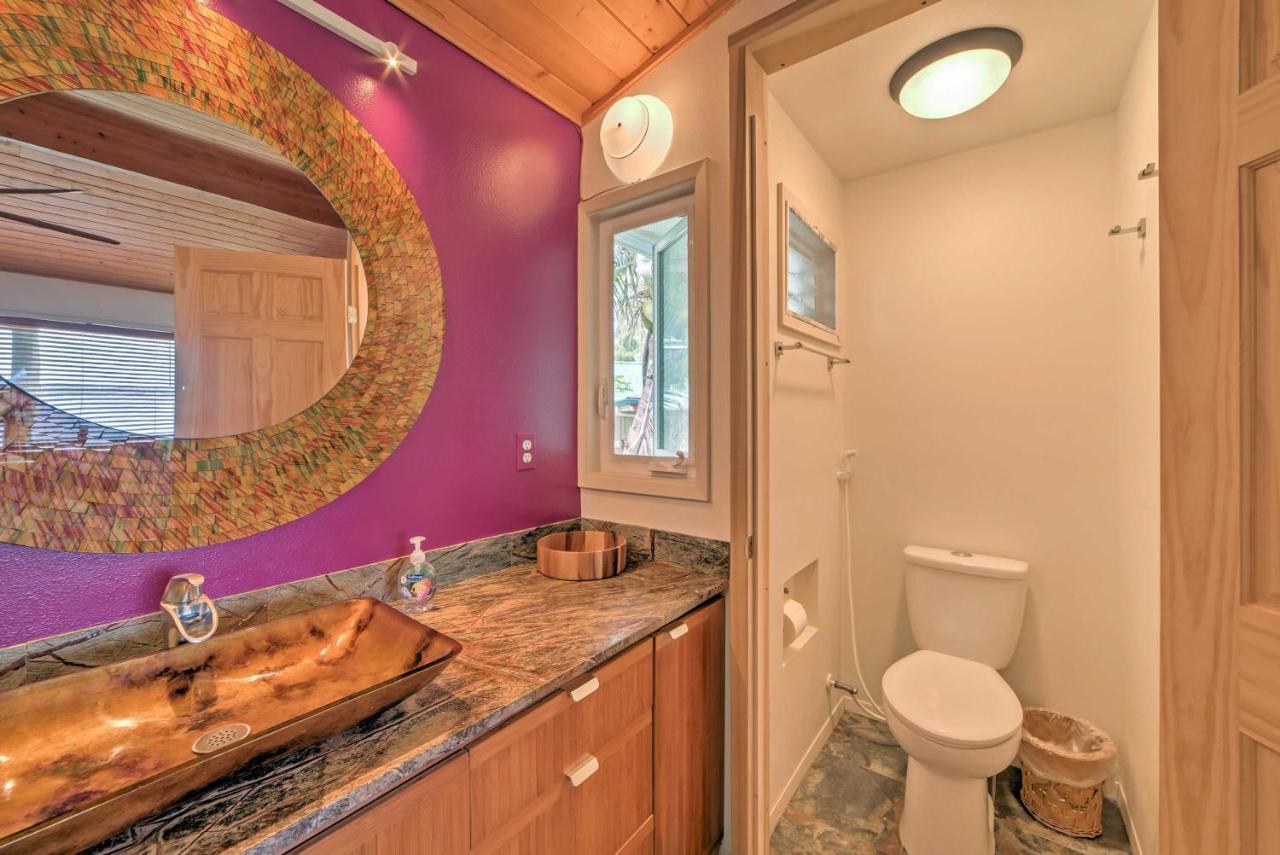 Direct Oceanfront, Big Island Home 凯阿奥 外观 照片